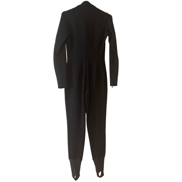 Ralph Lauren Polo Sport Rare Vintage Racing Wool Blend Jump Suit Black Size 8 - Picture 2 of 12